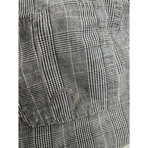 American Eagle Super Stretch Hi-Rise Mini Skirt Black White Houndstooth Size 4 - Picture 5 of 8